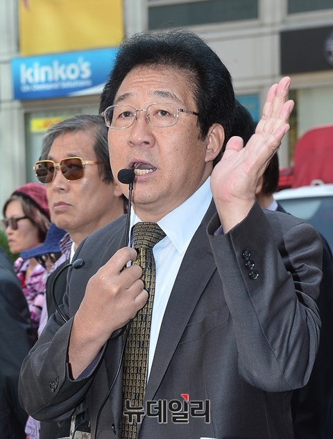 ▲ 조영환 올인코리아 대표. ⓒ뉴데일리 정상윤 기자