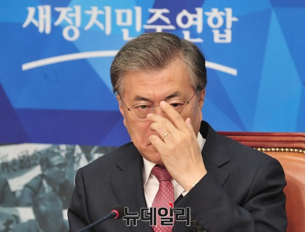 ▲ 새정치민주연합 문재인 대표. ⓒ뉴데일리 이종현 기자