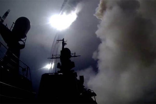▲ 러시아 군이 이번에는 시리아를 향해 순항미사일 공격을 퍼부었다. ⓒ러시아 국방부 홈페이지 캡쳐