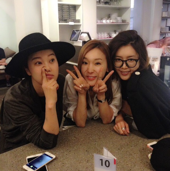 ▲ 백지영 이지혜 채정안 ⓒ백지영 인스타그램