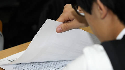 ▲ 모의고사ⓒ뉴데일리