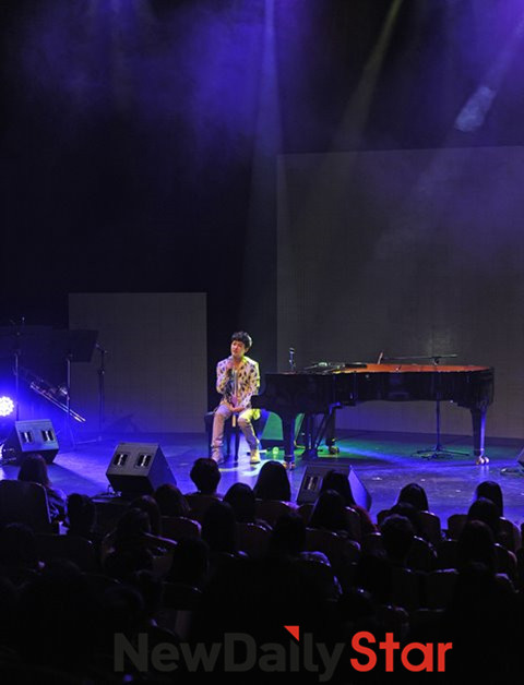 ▲ 팝 피아니스트 신지호ⓒ뉴데일리