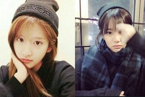 ▲ 엑시 이유비 ⓒ온라인 커뮤니티