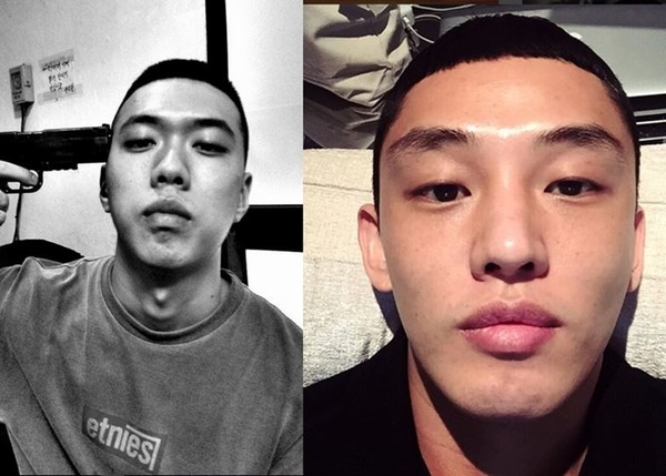 ▲ 비와이 유아인 ⓒ온라인 커뮤니티