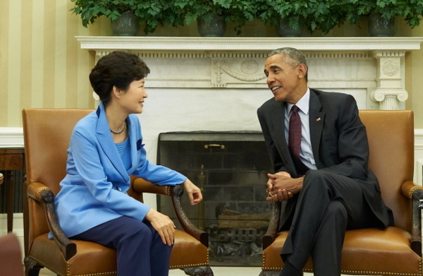 ▲ 지난 16일(현지시간) 美백악관에서 열린 한미정상회담의 모습. ⓒ청와대 제공-뉴데일리