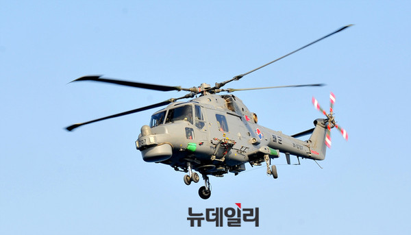 ▲ 해군 링스 대잠헬기 ⓒ뉴데일리 오세진 사진기자
