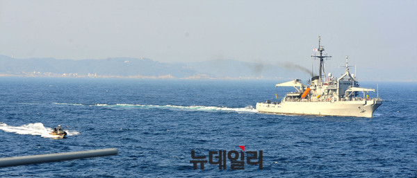 ▲ ATS 평택급 수상함 구조함 평택함 ⓒ뉴데일리 오세진 사진기자
