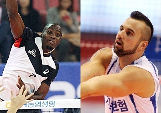 ▲ 현대캐피탈 오레올(왼쪽)과 삼성화재 그로저 ⓒ 뉴데일리