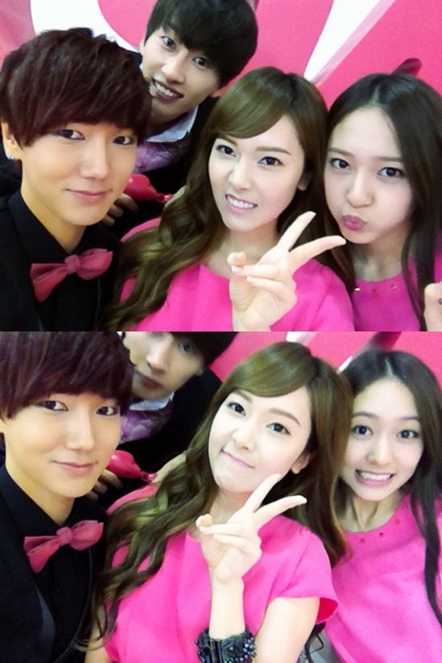 ▲ 예성 은혁 제시카 크리스탈 ⓒ예성 트위터