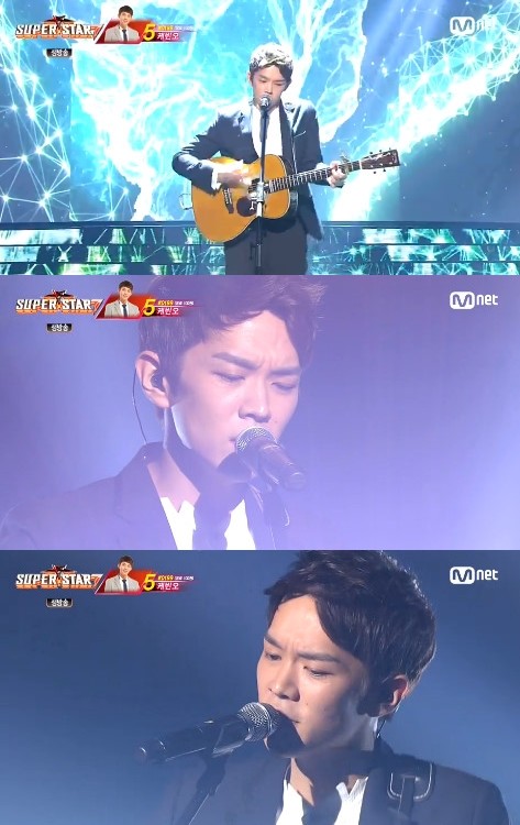 ▲ 케빈오 ⓒMnet '슈퍼스타k7'