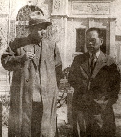 ▲ 김일성과 함께 한 박헌영(왼쪽).  ⓒ 사진 뉴데일리DB