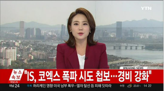 ▲ 코엑스 폭파시도 첩보 보도ⓒYTN캡쳐