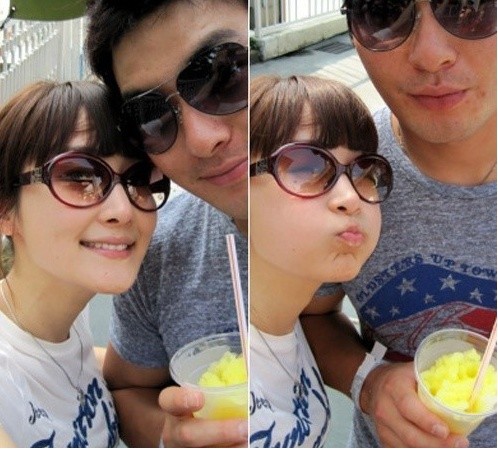 ▲ 이지윤 박병호 ⓒ이지윤 미니홈피