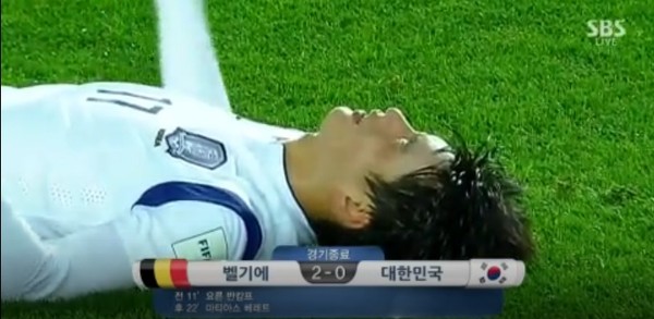 ▲ 한국 벨기에ⓒSBS 방송캡처