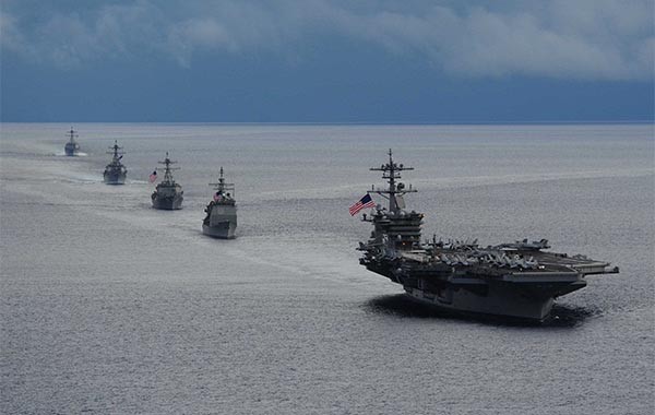▲ 美해군의 핵추진 항공모함 '시어도어 루스벨트'호가 中공산당의 '협박'이 나온 뒤 남중국해로 출발했다. ⓒ美해군연구소 홈페이지
