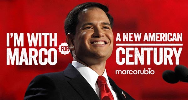 ▲ 마르코 루비오 플로리다州 상원의원의 공식 캐치프레이즈. ⓒ마르코 루비오 공식 홈페이지.