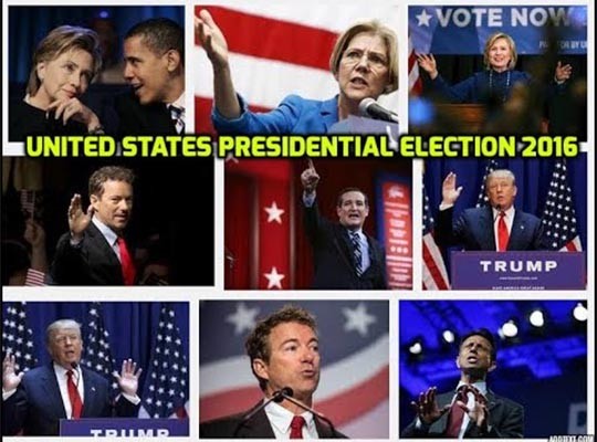 ▲ 2016년 대선을 노리고 출마선언을 한 후보들의 모습. 누가 대통령이 될 지는 두고봐야 한다. ⓒ유튜브 '타임 OK' 채널 영상캡쳐