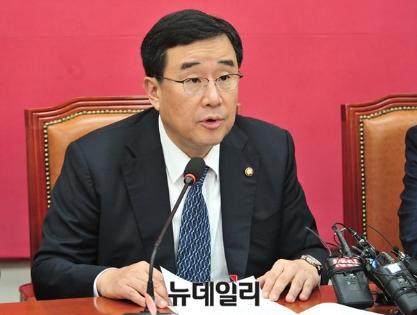 ▲ 새누리당 김정훈 정책위의장. ⓒ뉴데일리 이종현 기자