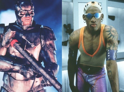 ▲ 샤킬 오닐- 데니스 로드맨ⓒ영화 스틸 컷