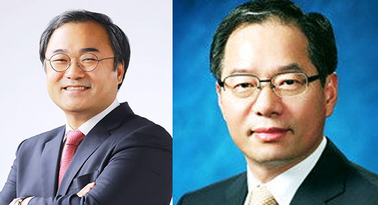 ▲ 왼쪽에서부터 권석창, 김기용ⓒ뉴데일리