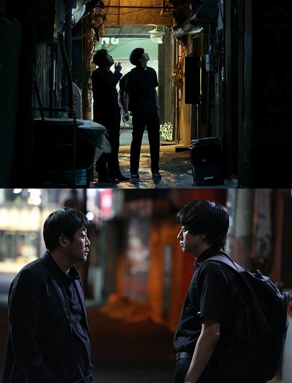 ▲ 강동원 김윤석 ⓒ검은사제들