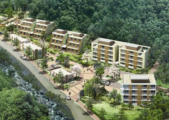 ▲ 지역 소규모 공공임대주택 조감도 예시(울릉군 저동지구 사례).ⓒ국토부