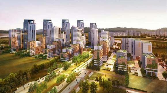 ▲ P3 당선작 조감도(포스코·금성백조)ⓒ행복청