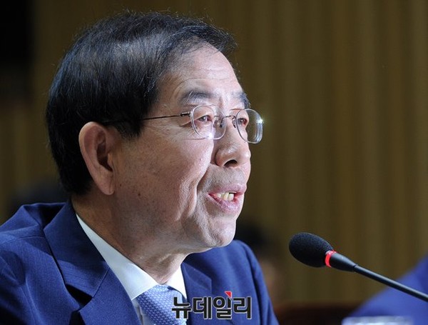 ▲ 박원순 서울특별시장. ⓒ뉴데일리 정재훈 기자