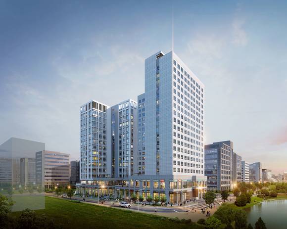 ▲ 힐스테이트 에코 송파 투시도.ⓒ현대엔지니어링