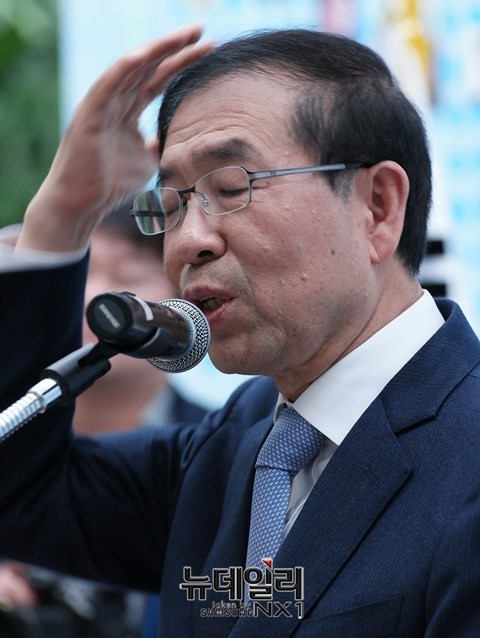 ▲ 박원순 서울시장. ⓒ뉴데일리 정상윤 기자