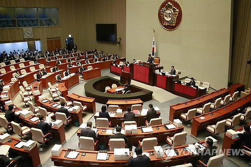 ▲ 9일 오전 국회 예결위회의장에서 예산결산특별위원회 전체회의가 열리고 있다. ⓒ 연합뉴스