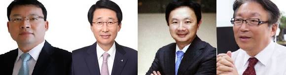 ▲ 왼쪽부터 진에어 마원 대표, 에어부산 한태근 대표, 이스타항공 김정식 대표, 티웨이항공 함철호 대표.ⓒ각 사