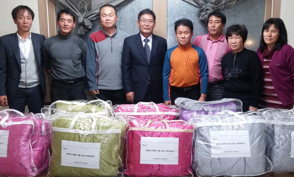 ▲ 충주시 대소원면 향기누리봉사회 회원들. 사진제공=충주시