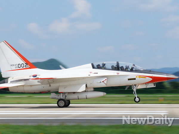 ▲ T-50 고등훈련기.ⓒ뉴데일리 DB