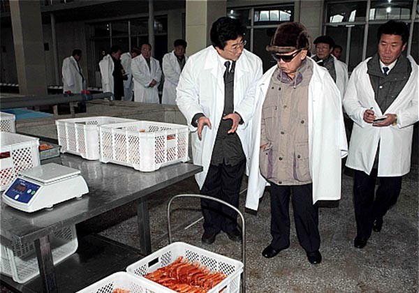 ▲ 2009년 나진선봉 경계특구의 한 공장을 시찰하는 김정일. 그때나 지금이나 나선특구는 매력이 없는 투자처다. ⓒ뉴시스-신화통신. 무단전재 및 재배포 금지.