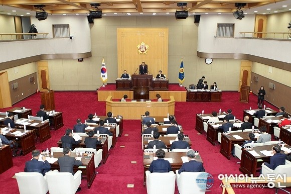 ▲ 충북도의회 정례회 장면. 사진제공 충북도의회 ⓒ뉴데일리