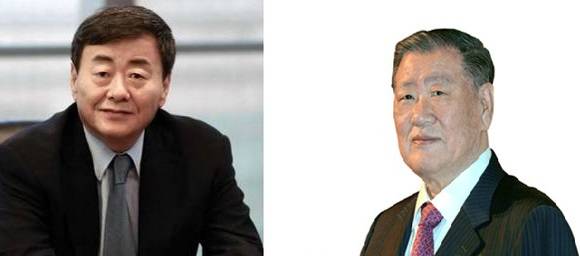 ▲ 김준기 동부그룹 회장(왼쪽)과 정몽구 현대차그룹 회장(오른쪽).ⓒ각 사