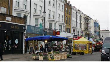 ▲ 영국 런던의 포토벨로 마켓.