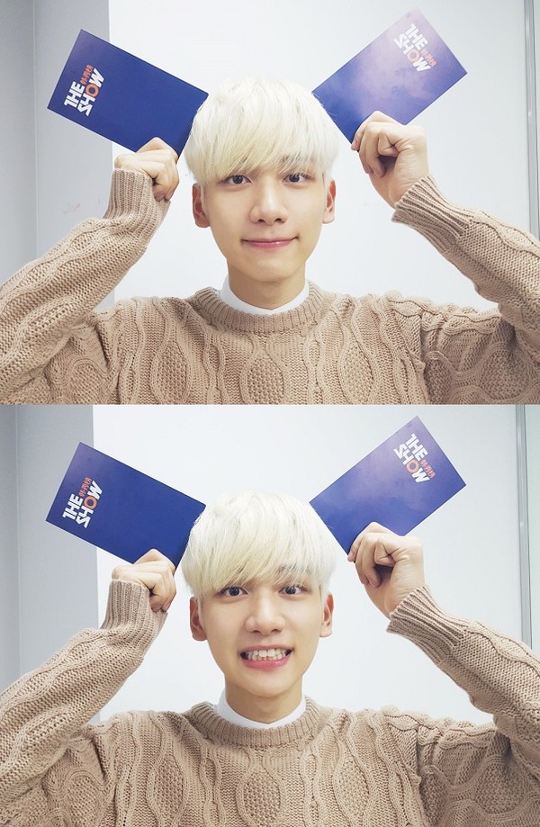 ▲ SBS MTV ‘더 쇼’에서 스페셜 MC로 활약한 빅스 혁ⓒ젤리피쉬