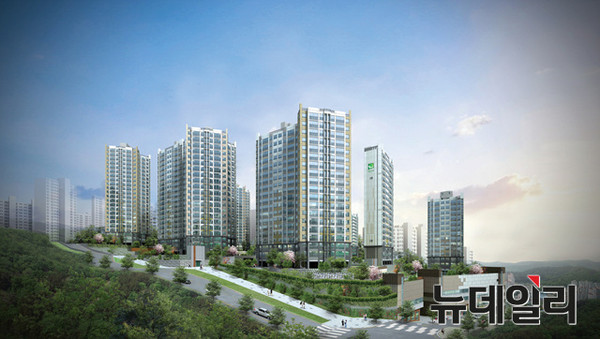 ▲ ‘협성휴페레 죽곡’ 주경 투시도ⓒ뉴데일리