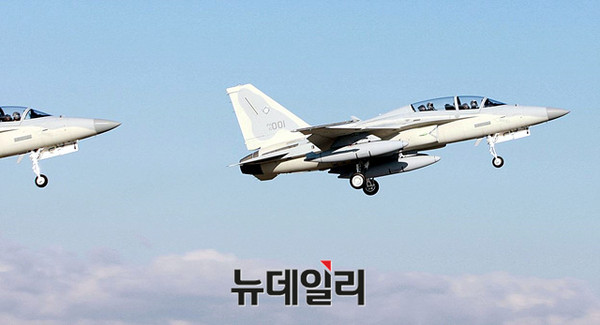 ▲ 사천공항을 이륙하는 필리핀 FA-50PH.ⓒKAI