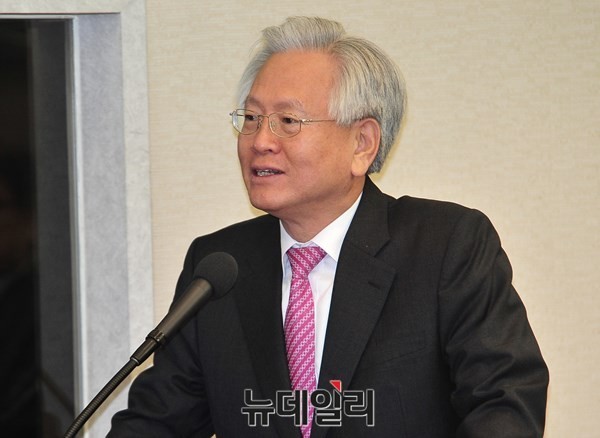 ▲ 축사하는 고영주 방문진 이사장.  ⓒ 뉴데일리 이종현 기자