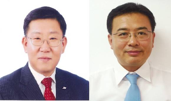 ▲ 전재광, 신영섭 부사장ⓒJW중외그룹