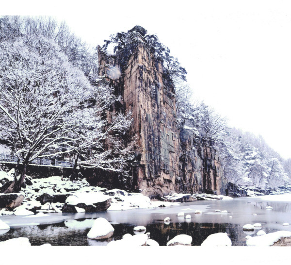 ▲ 사인암 설경.사진제공=단양군