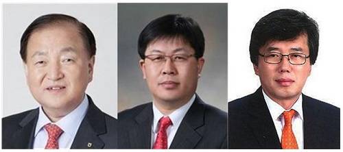 ▲ 이르면 9일 선임될 농협은행장 유력 후보들. 좌측부터 김주하 현 행장, 이경섭 농협금융 부사장, 최상록 농협은행 수석부행장ⓒ뉴데일리 DB