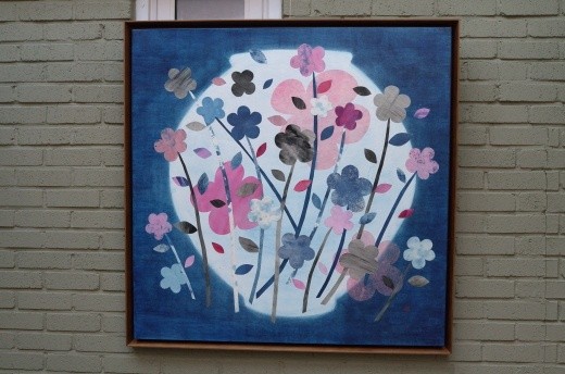 ▲ 작가 김초혜의 '달항아리' 연작 네 번째 전시회 'Blooming Moon 2015'가 내년 1월 3일까지 '카페모브'에서 열린다.  ⓒ 뉴데일리