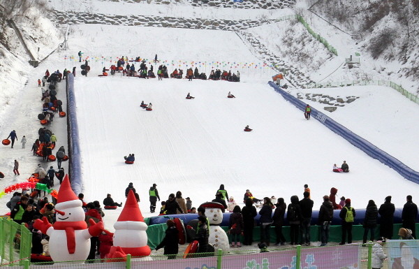 ▲ 단양눈썰매장 모습.사진제공=단양군