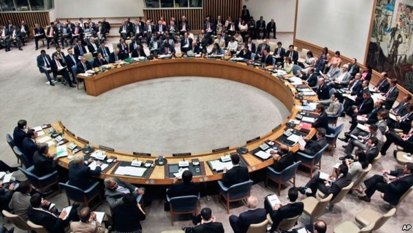 ▲ 유엔 안보리 회의.