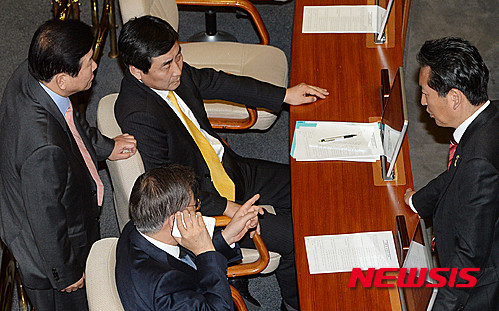 ▲ 민노총과 함께 노동개혁 입법을 가로막고 있는 새정치민주연합. ⓒ뉴시스