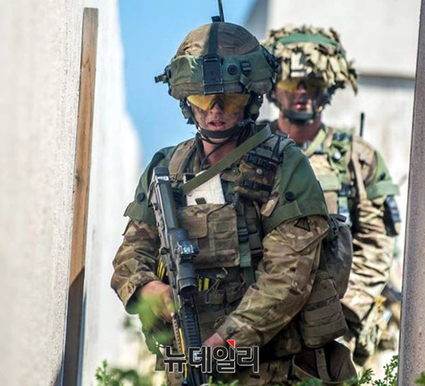 ▲ 영국 육군 대테러 훈련 모습.ⓒ영국군 페이스북